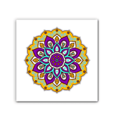 Mandala Blossom Ceramic Coaster Set - Beyond T-shirts